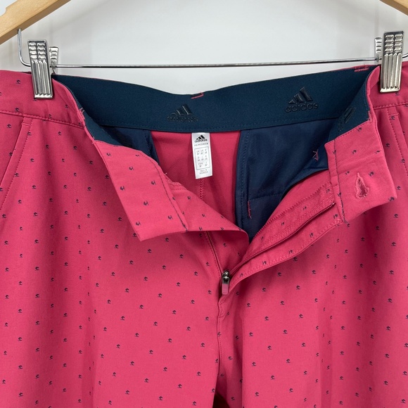 Adidas Ultimate 365 Golf Shorts Wild Pink Men's Size 30 Tree Print Primegreen - Picture 7 of 8